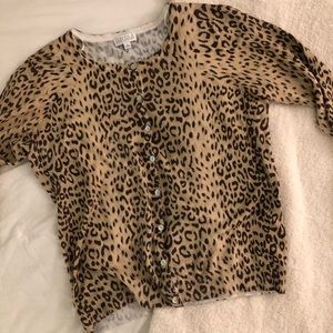 Joseph A Leopard Cardigan